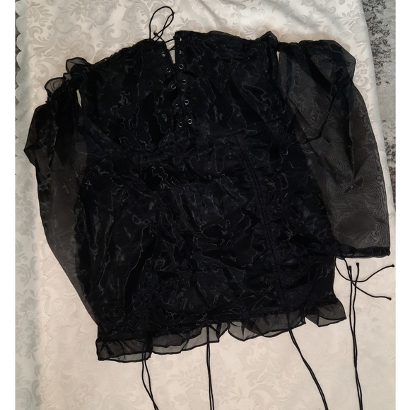 Satin Mini Dress - Picture 6 of 6